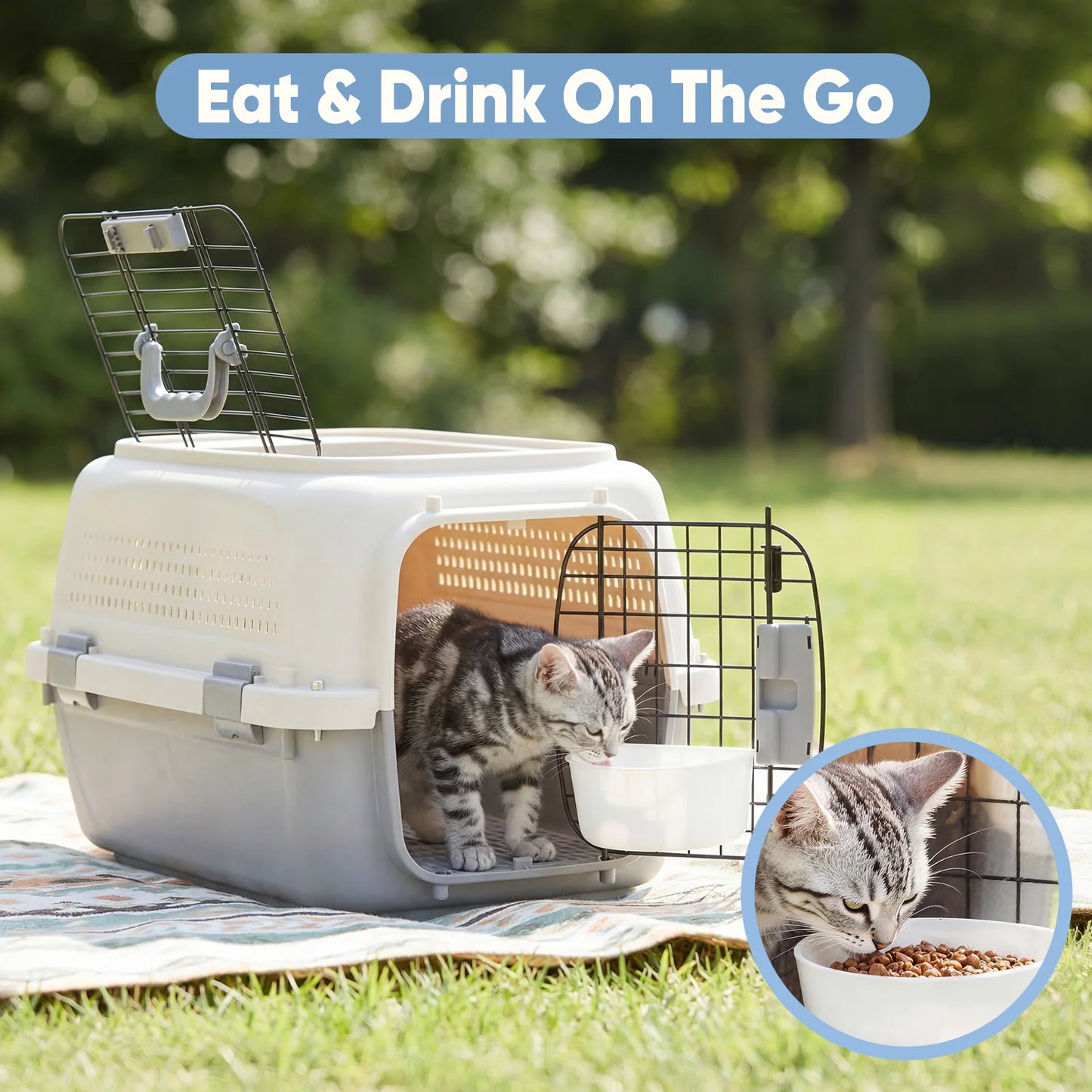 Pet Carrier For Small Dogs And Cats With Front Door