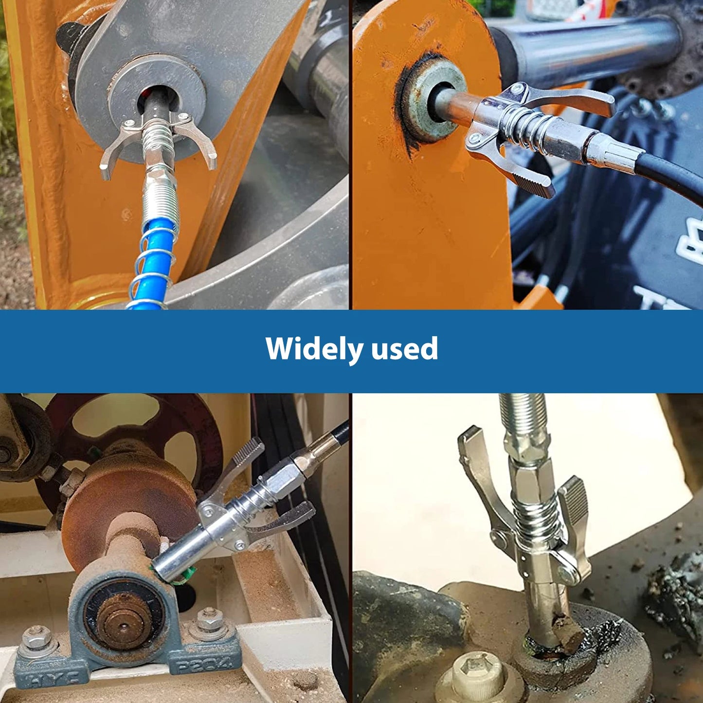 APWIKOGER Grease Gun Coupler 10000 PSI Quick Release