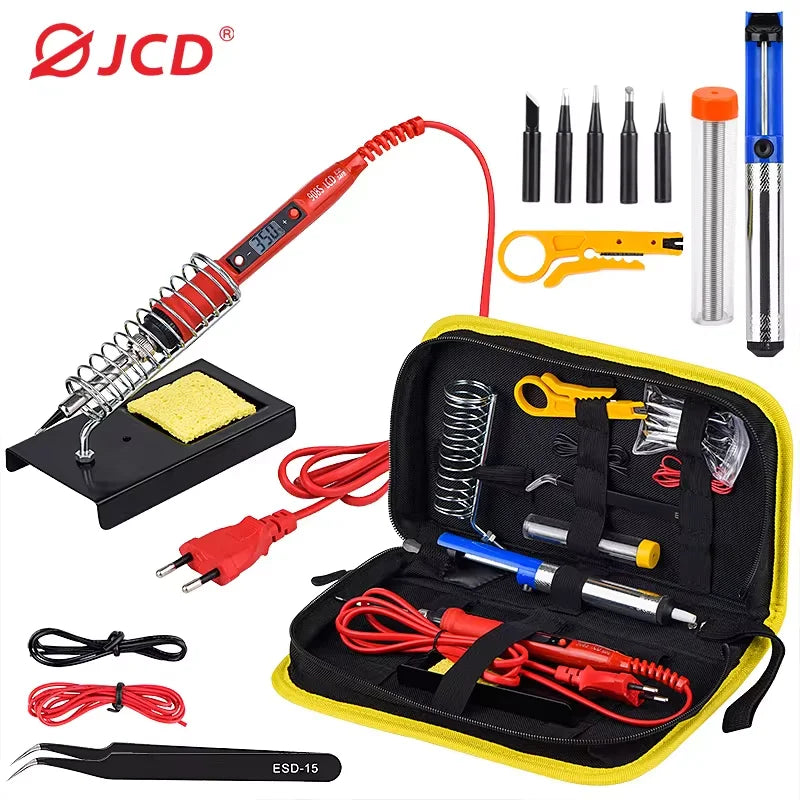 JCD 8898 2-In-1 Soldering Station With Hot Air Rework