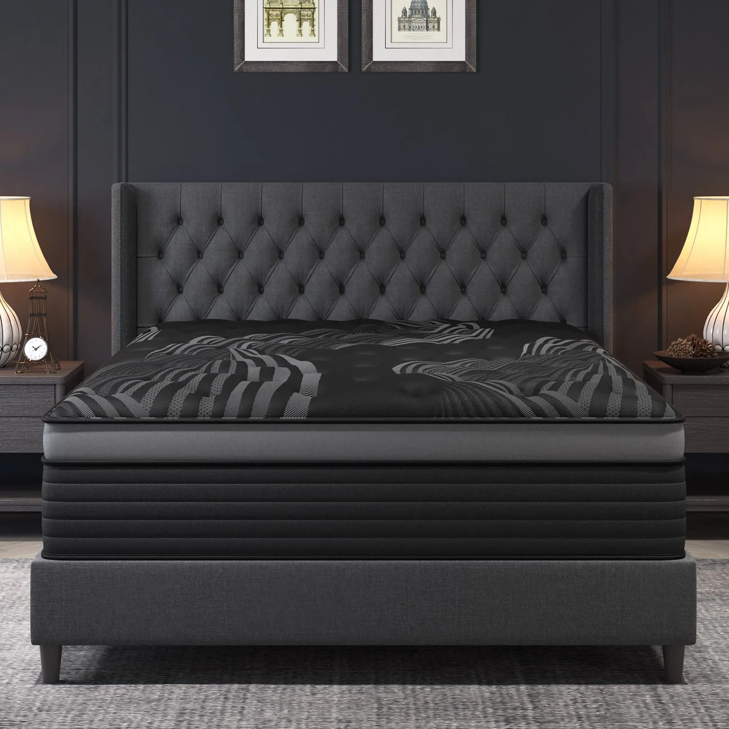 Sweetlove Gel Memory Foam Hybrid Mattress With Pocket Spring Medium Firm