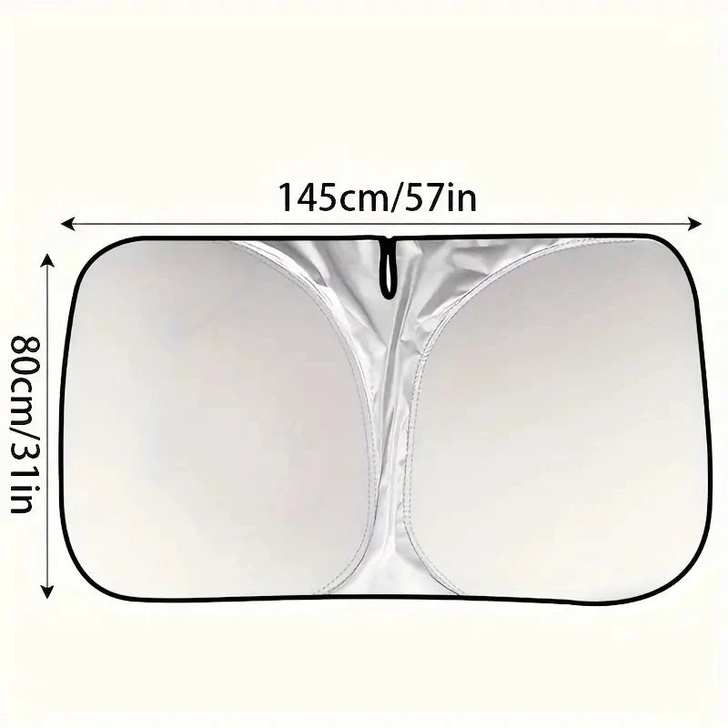 Helloleiboo Car Window Sunshade Cover Windshield UV Protection