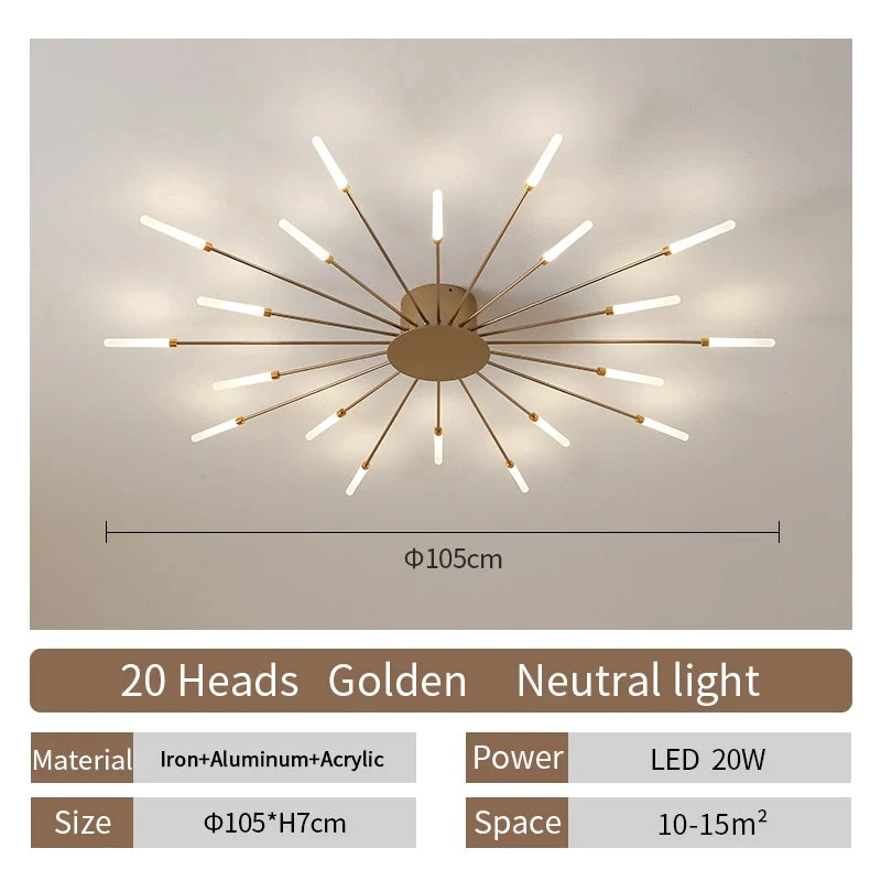 LIMIT LIGHT Modern LED Ceiling Lamp For Living Room