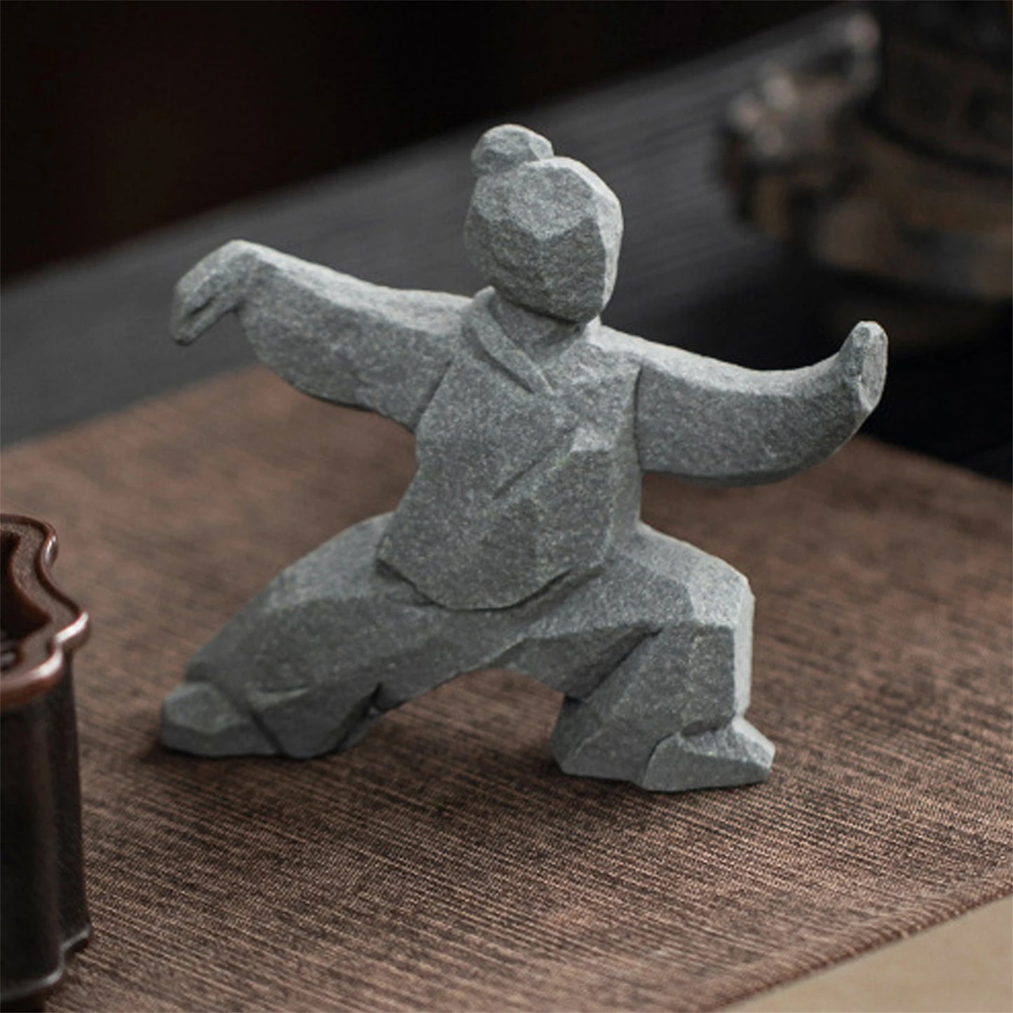 Chinese Style Stone Tea Pet Figurine For Tea Enthusiasts
