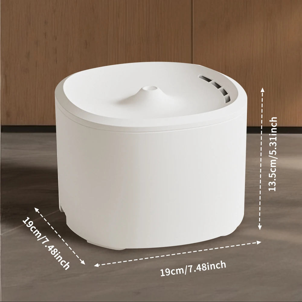 Cat Fountain USB Powered Quiet Water Dispenser For Cats