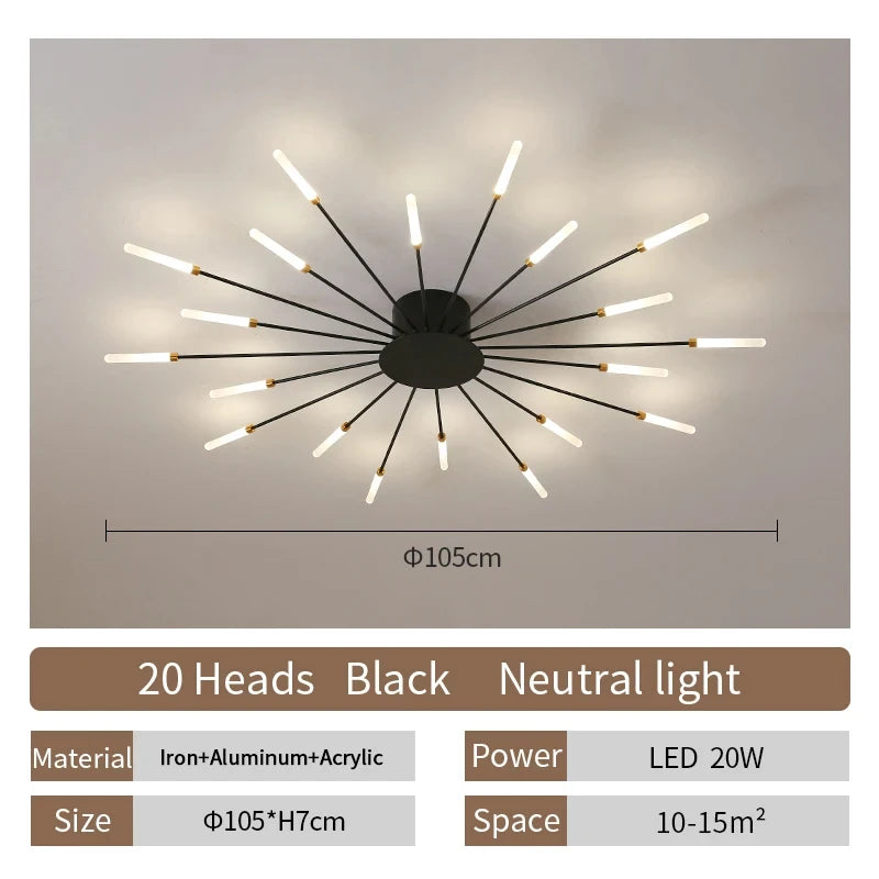 LIMIT LIGHT Modern LED Ceiling Lamp For Living Room
