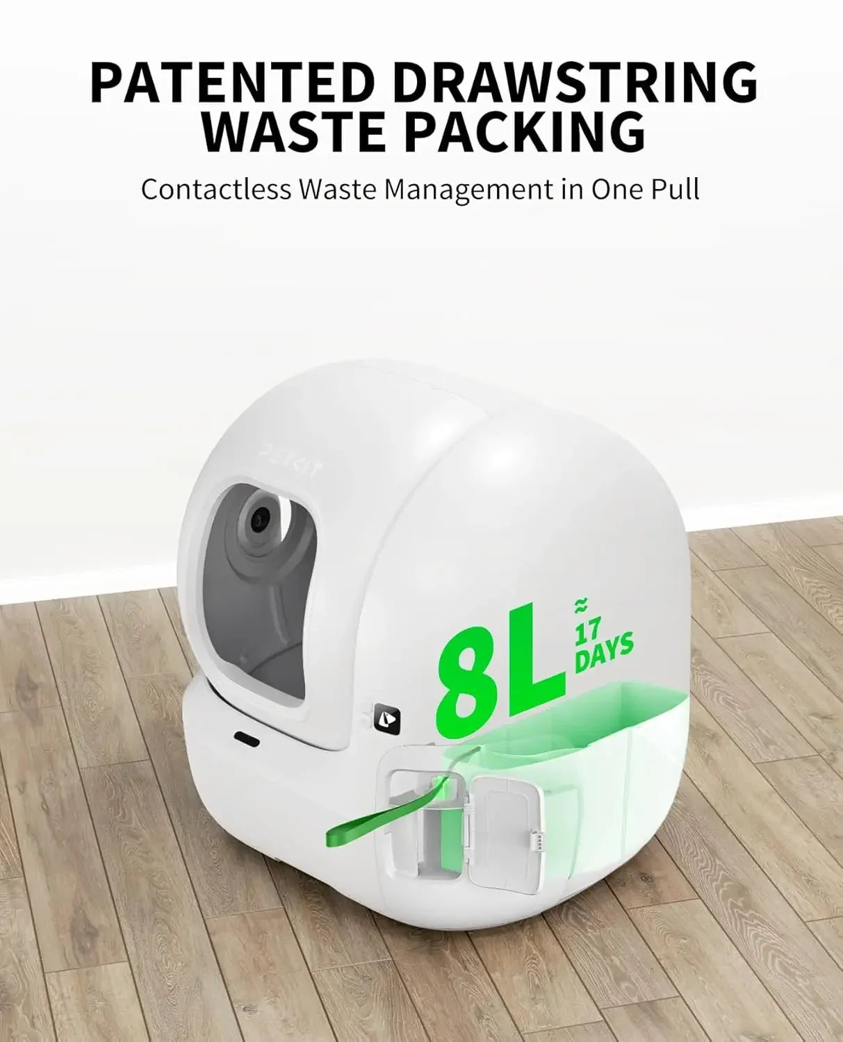 Cat Litter Box Facial Recognition AI Camera 5G WiFi