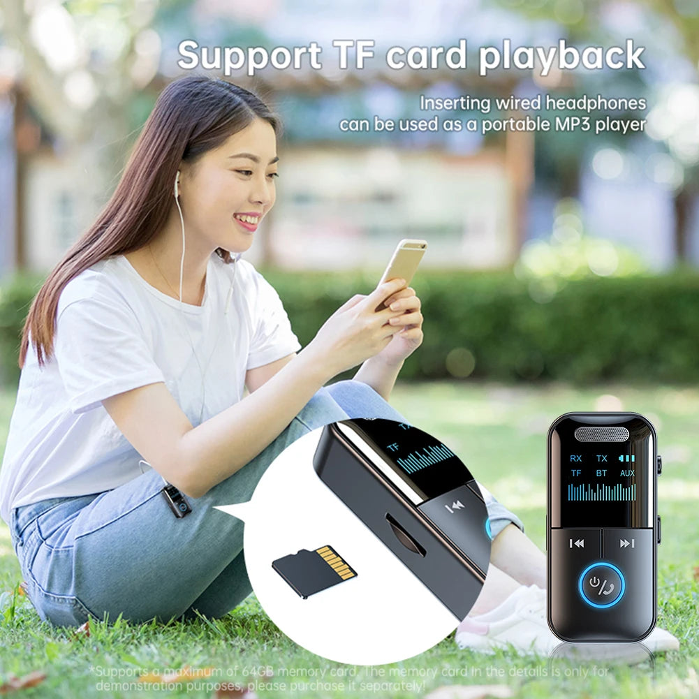 APWIKOGER BT 5.4 Bluetooth Receiver Transmitter With 3.5mm Jack