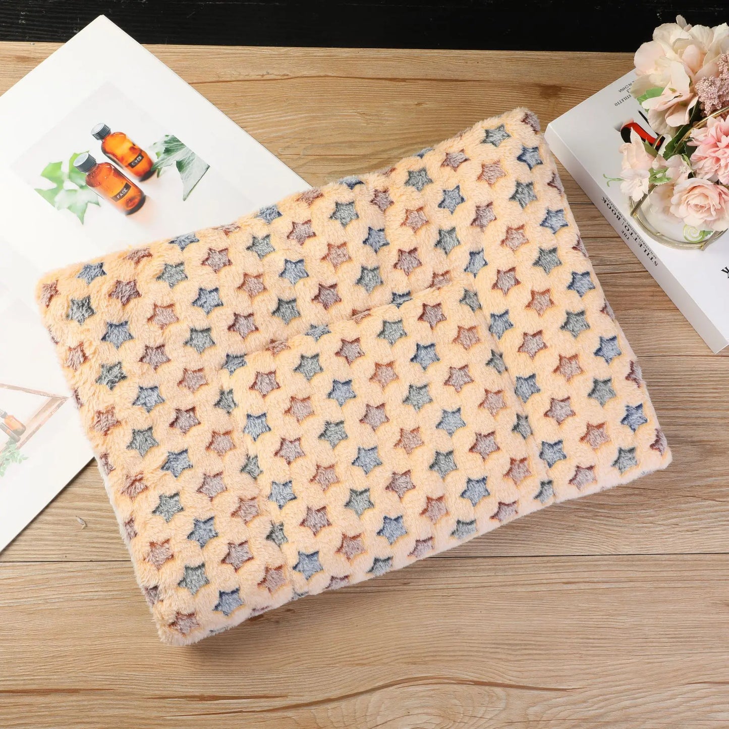 Flannel Pet Mat Bed For Dogs And Cats, Thick Comfort