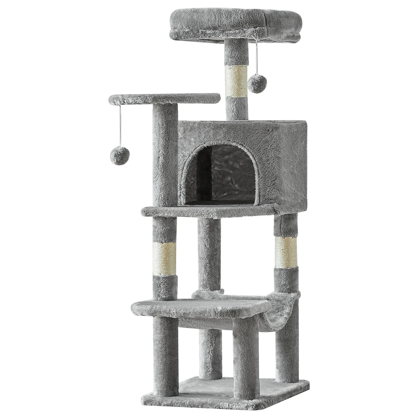 JHK Cat Tree Tall Multi Level Climbing Tower For Indoor Cats