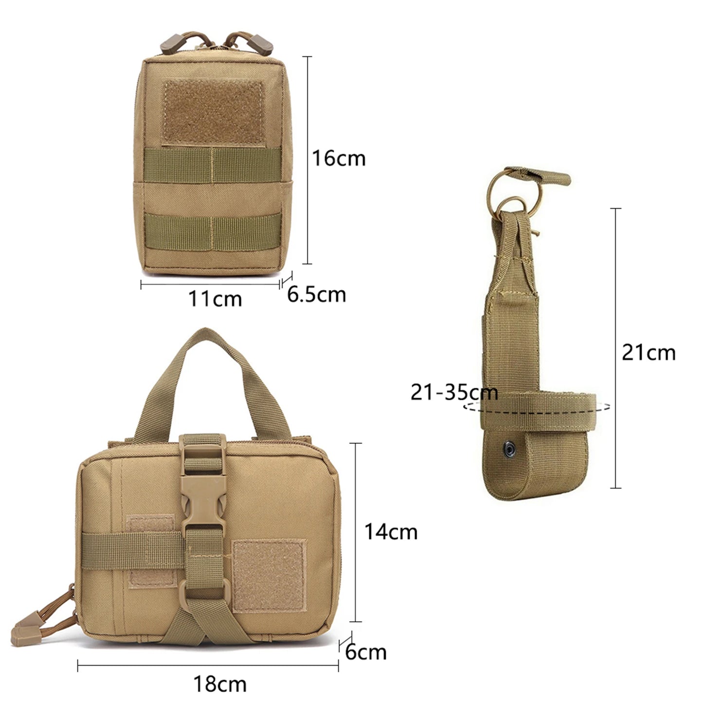 Nylon Tactical Dog Harness With MOLLE Pouches For Training