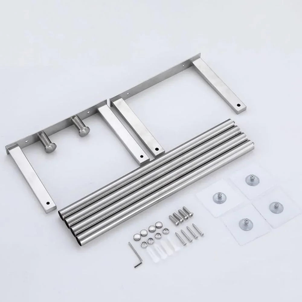 Stainless Steel Wall Mounted Towel Rack For Rolled Towels