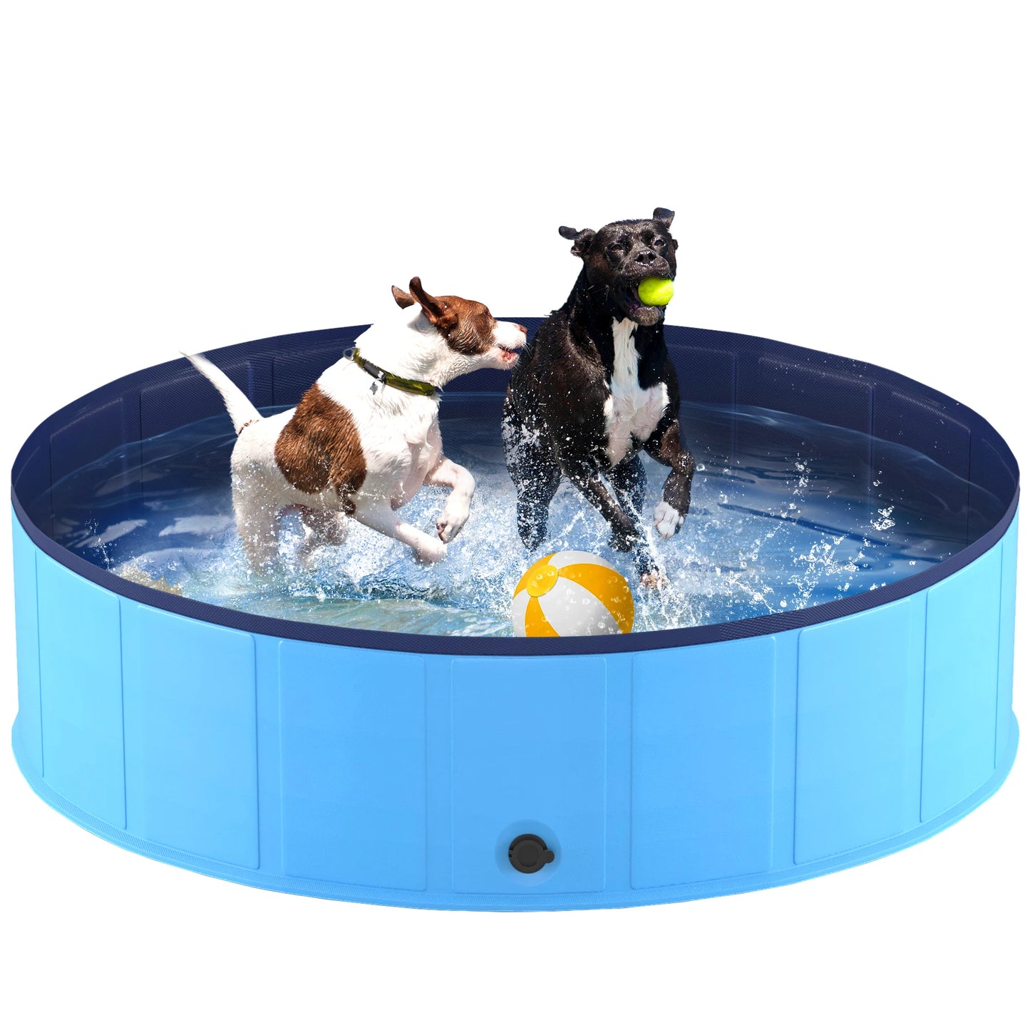 Portable Foldable Dog Pool Anti-Slip Pet Bath Tub For Pets