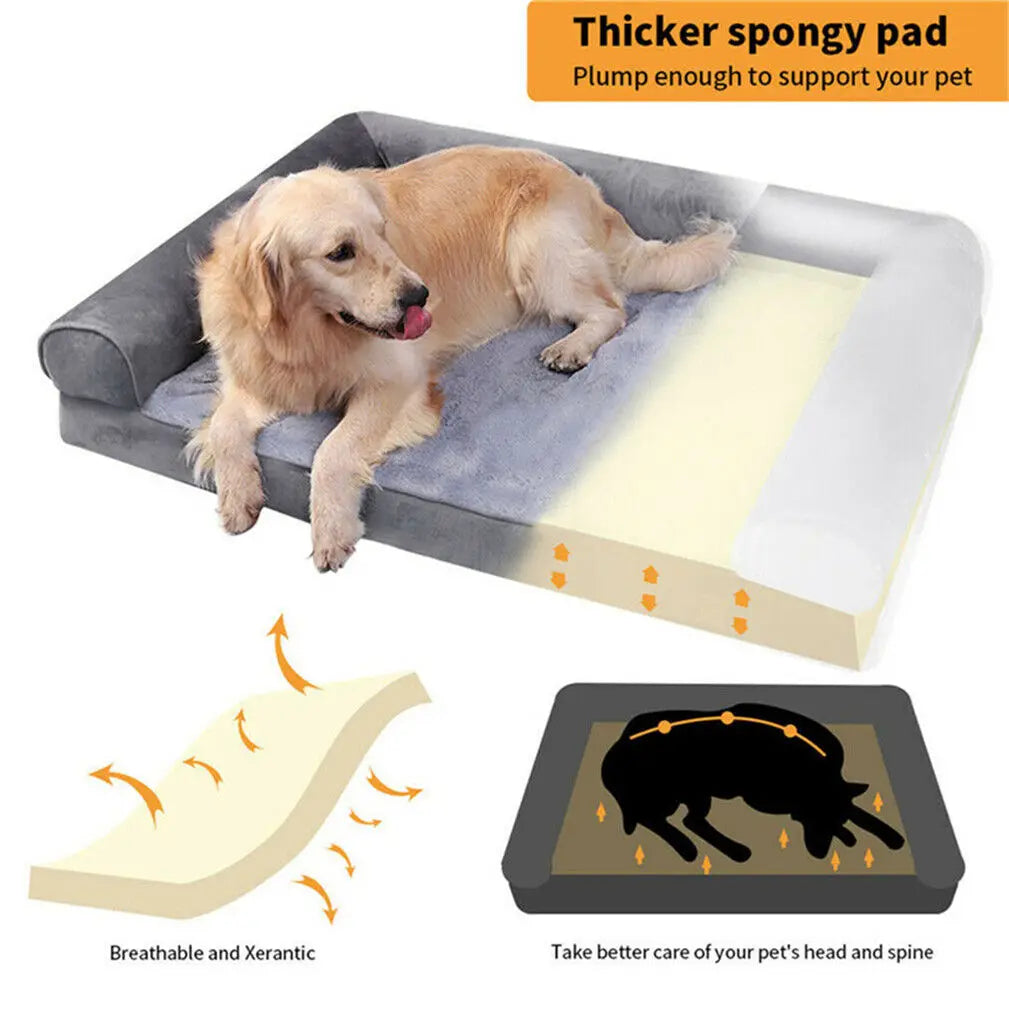 BINGOPAW Orthopedic Dog Bed With Removable Washable Foam Cushion