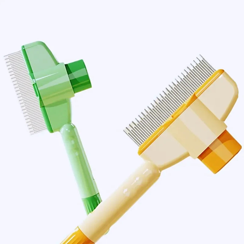 Dog Comb Pet Hair Remover Self Cleaning Brush Massage For Dogs