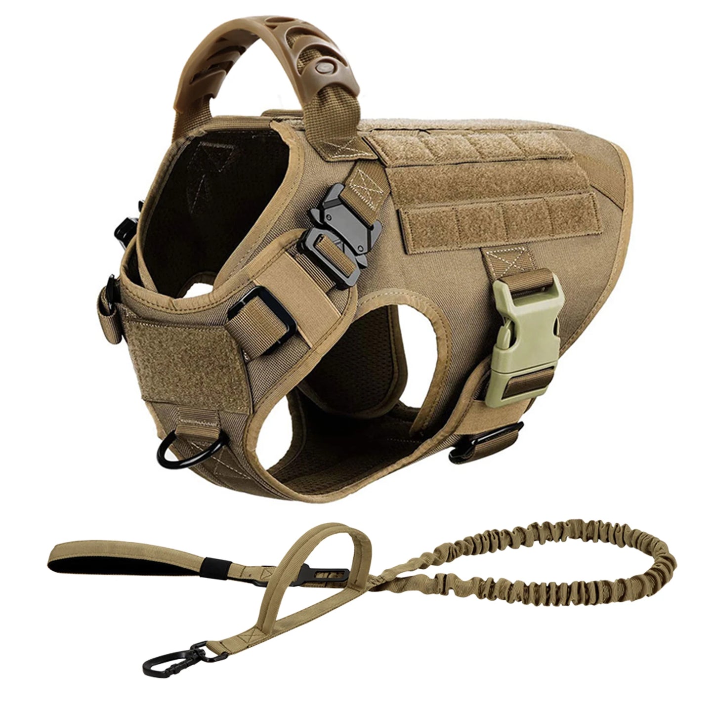 Tactical Dog Harness And Leash Set No Pull Training