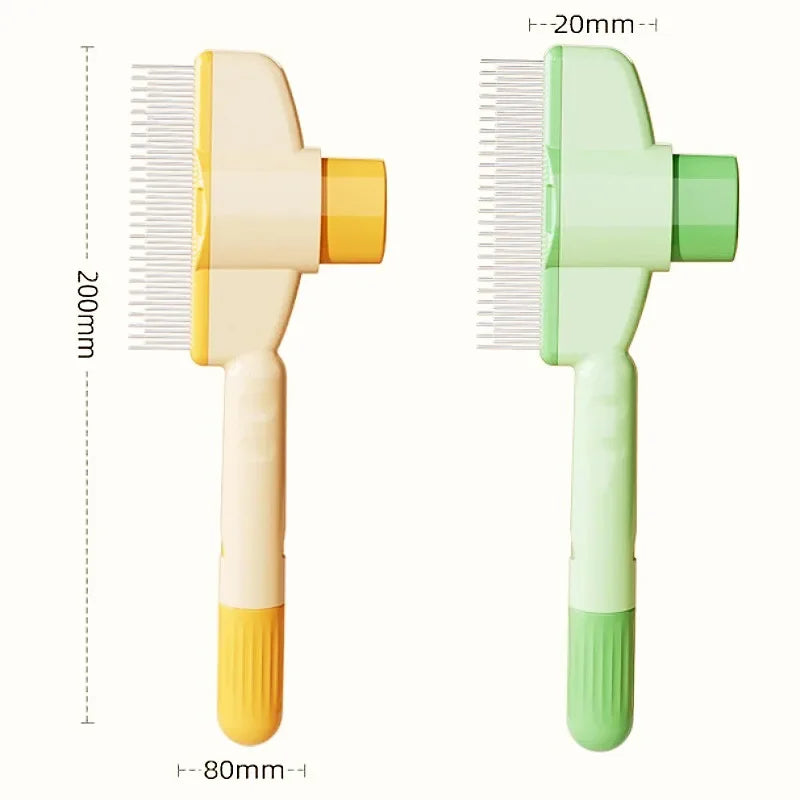 Dog Comb Pet Hair Remover Self Cleaning Brush Massage For Dogs